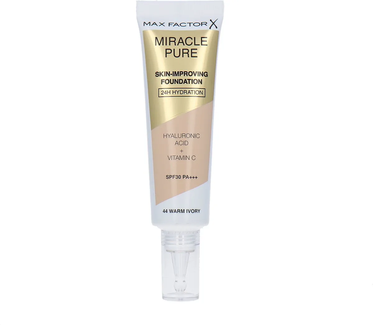 Miracle Pure Skin-Improving Foundation - 44 Warm Ivory van Max Factor in 44 Warm Ivory – productfoto