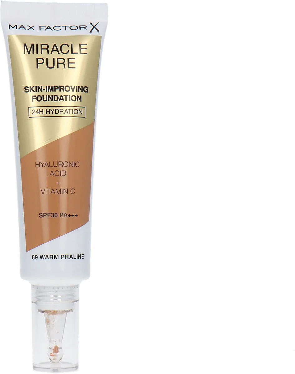 Miracle Pure Skin-Improving Foundation - 89 by Max Factor in Warm Praline – product photo