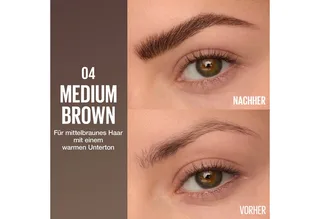 Augenbrauen-Kosmetika BROW INSERTS fra Maybelline i Brun – produktbillede 3 af 3