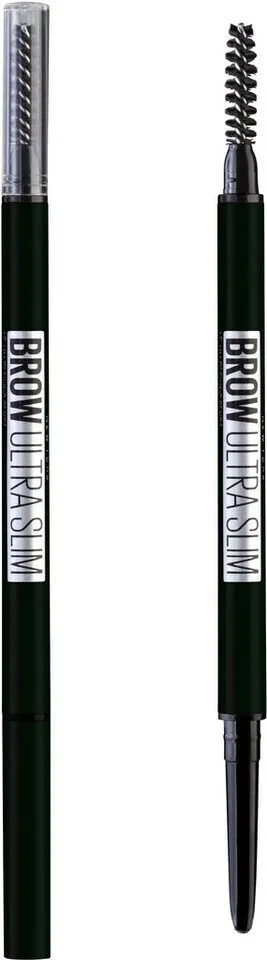 Augenbrauen-Stift BROW ULTRA SLIM LINER, lässt sperrliche und formlose Augenbrauen voller wirken fra Maybelline i Brun – produktbillede 1 af 3