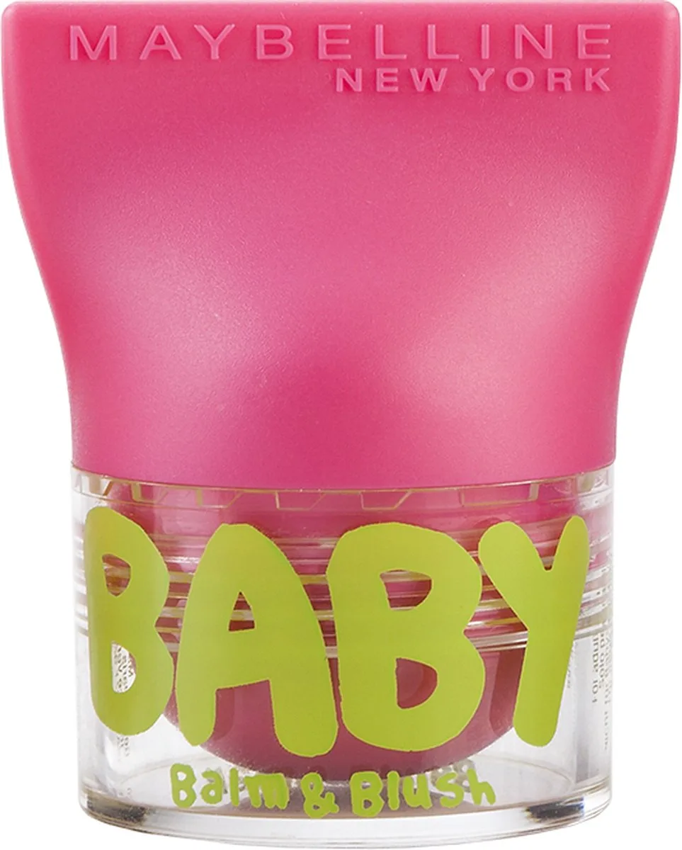 Babylips Balm & Blush - 02 Flirty - Roze - lipbalm & Blush in één de Maybelline en Rose – photo du produit