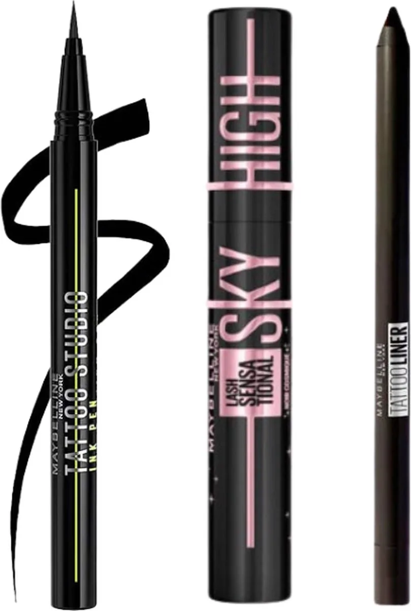 Cadeauset Eye Essentials Black von Maybelline – Produktfoto