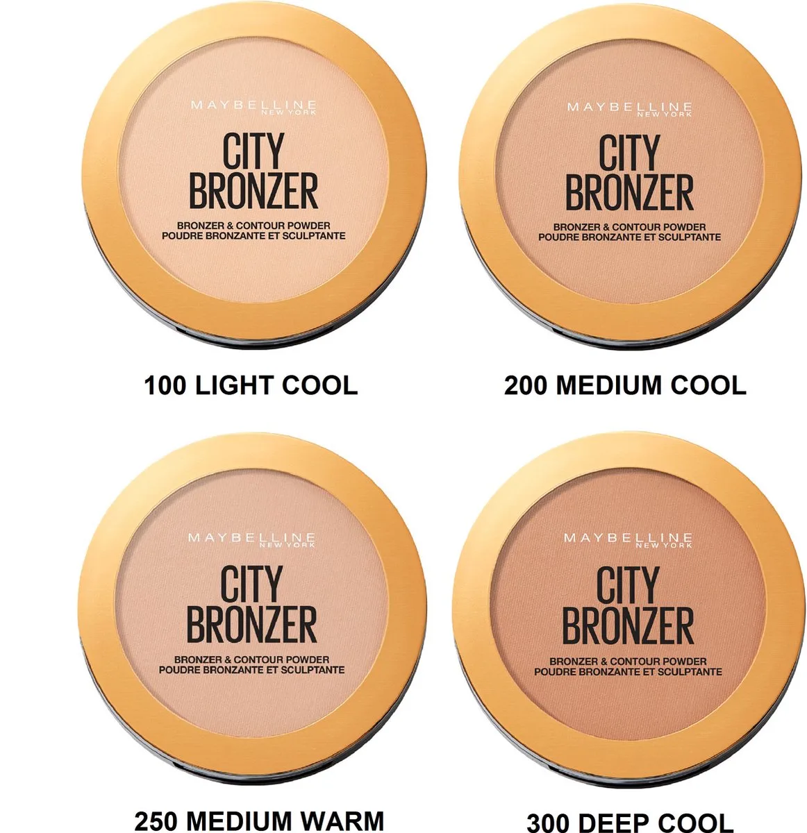 City Bronzer Bronzer & Countour Powder - 250 Medium Warm - Bronzing en Contouring Poeder - 51,4 gr. von Maybelline in 250 Medium Warm – Produktfoto