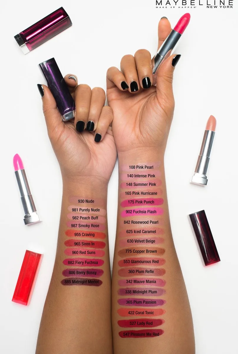 Color Sensational Loaded Bolds Lippenstift - 885 Midnight Mer - Violet Mat de Maybelline en Midnight Merlot – photo du produit