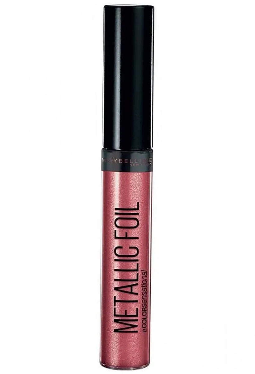 Color Sensational Metallic Foil Matte Lipgloss Limited Edition The Gypsy Shrine 8ml de Maybelline en Rose, Rouge – photo du produit