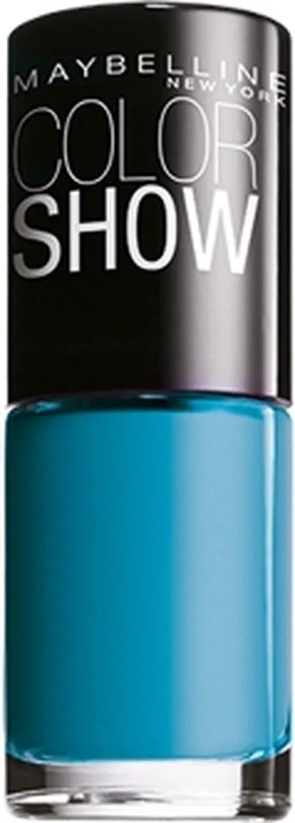 Color Show 654 Superpower Blue nagellak by Maybelline in Blue – product photo