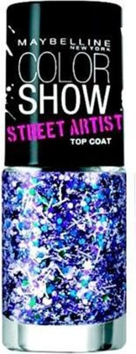 Color Show Street Artist Top Coat 2 splatter by Maybelline in White – product photo