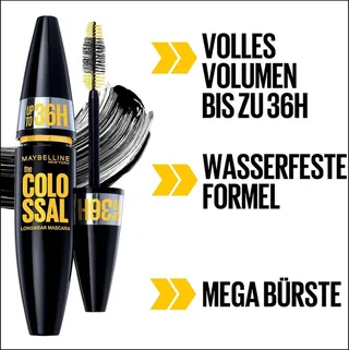 COLOSSAL 36 uur langhoudende mascara 9.5 ml van Maybelline – productfoto 3 van 5