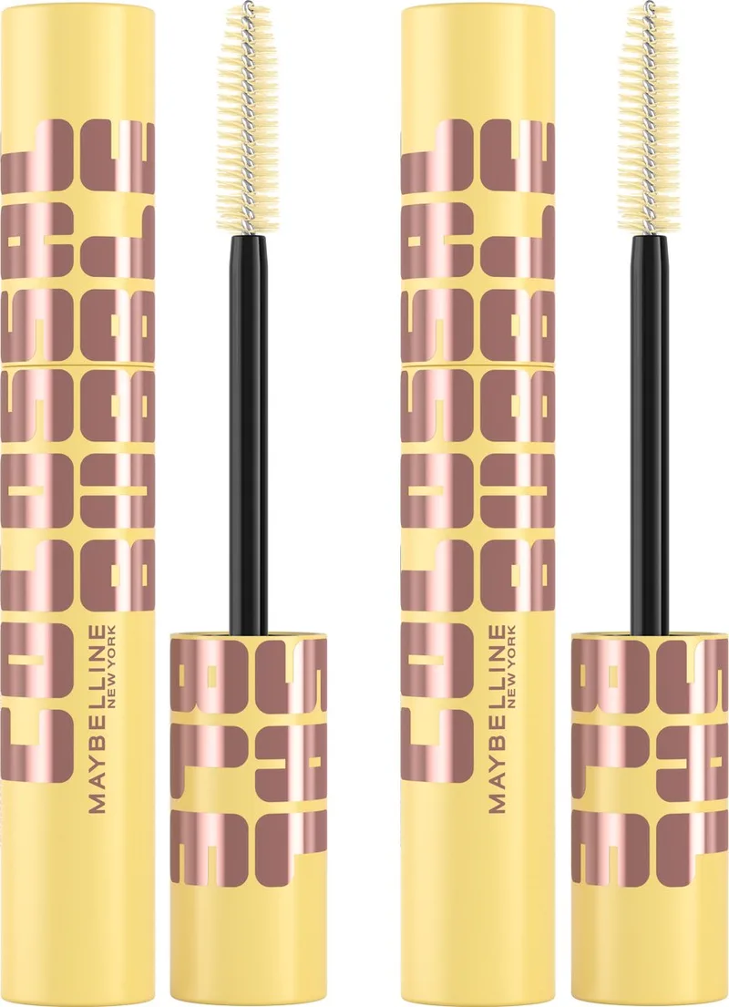 Colossal Bubble Mascara - Zwart - Volume en Lengte Mascara - 2x 8,75 ml by Maybelline in Black – product photo