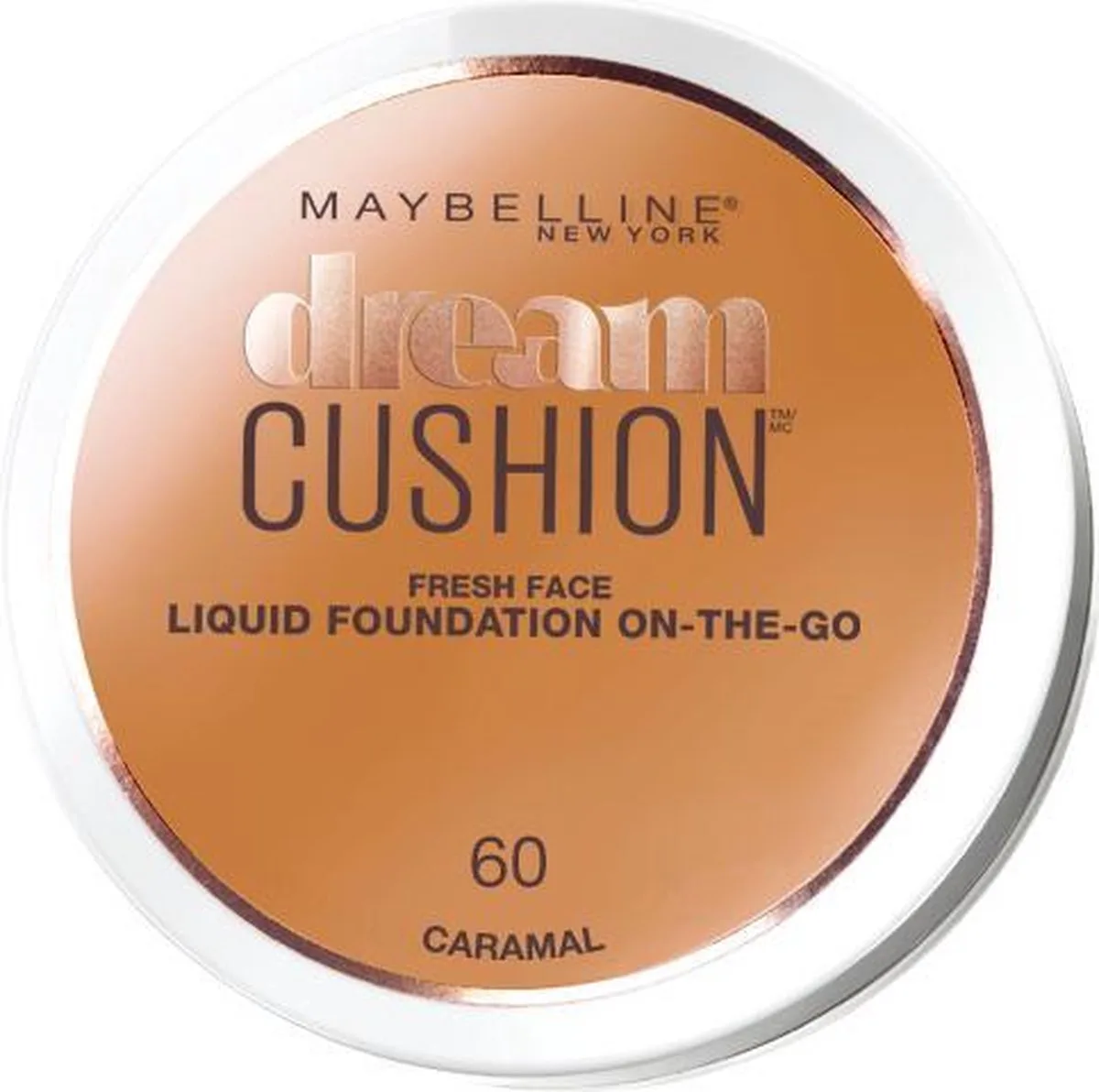 Dream Cushion Foundation - 60 Caramel - Foundation van Maybelline in 60 Caramel – productfoto