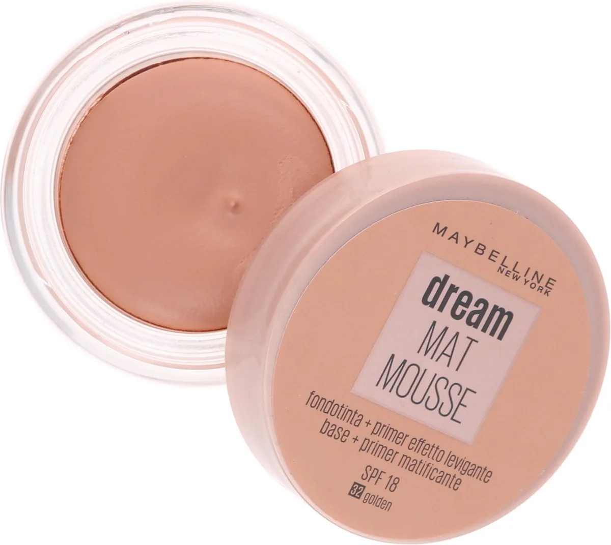 Dream Matte Mousse Foundation - 32 Golden van Maybelline in 32 Golden – productfoto