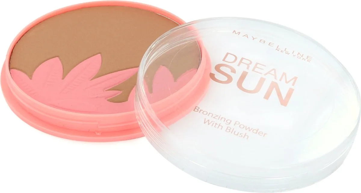 Dream Sun Bronzing Powder with Blush - 10 Bronzed Trpoics van Maybelline in Roze, Bruin – productfoto
