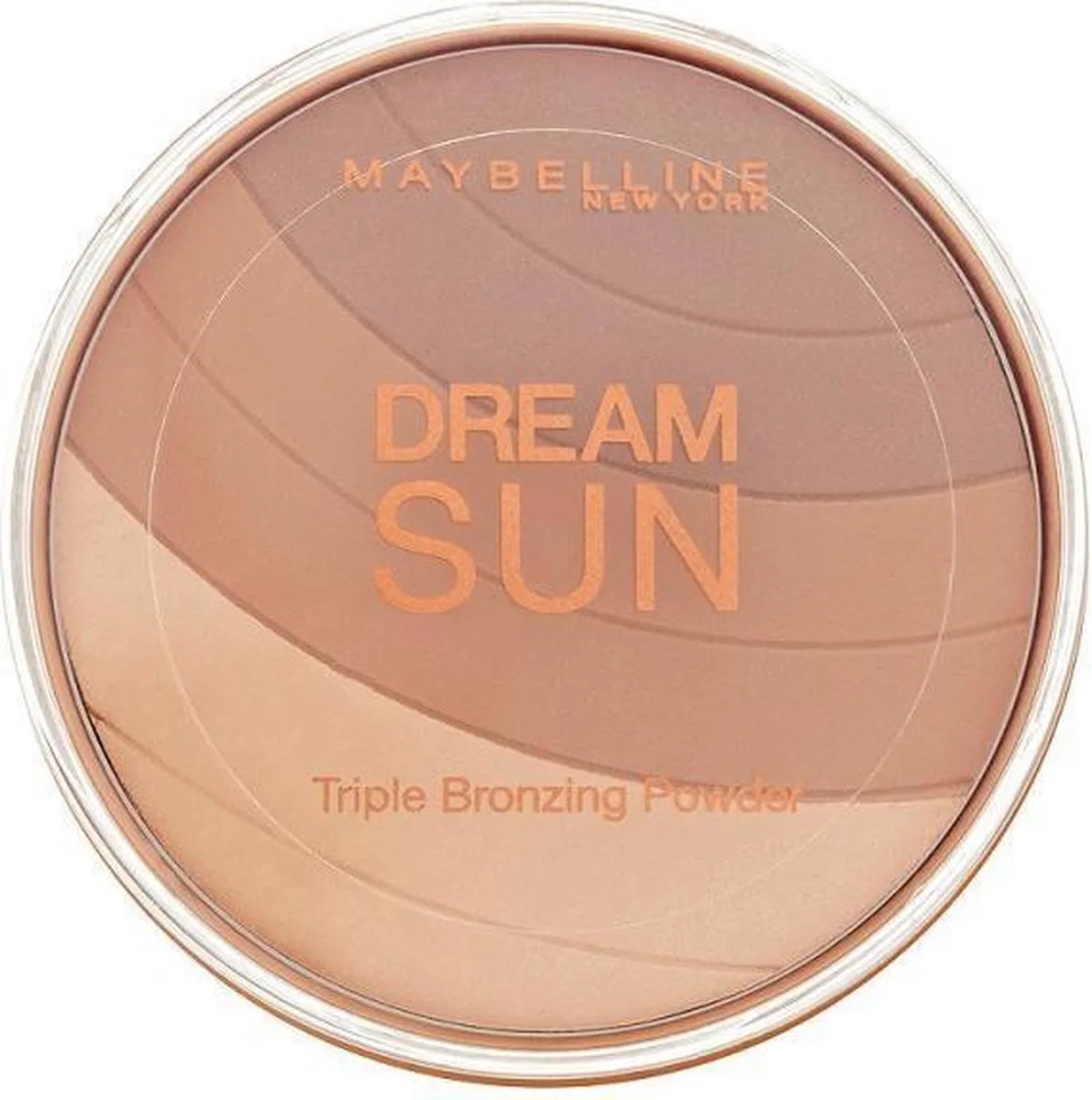 Dream Sun Triple Bronzing Poeder - 02 Brunette de Maybelline en Beige, Donkerbeige – photo du produit