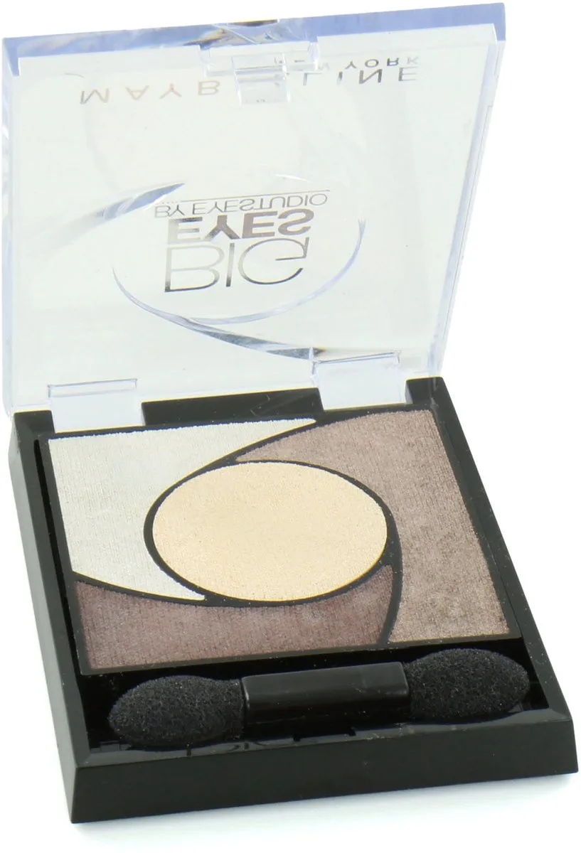 Eye Studio Big Eyes Quad Oogschaduw - 07 Luminous Nude fra Maybelline i Elfenben, Lichtbeige, Lichtbruin, Brun – produktbillede