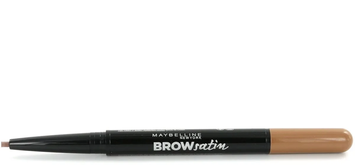 Eye Studio Brow Satin Duo 03 Mahogany fra Maybelline i Mahogany Red – produktbillede