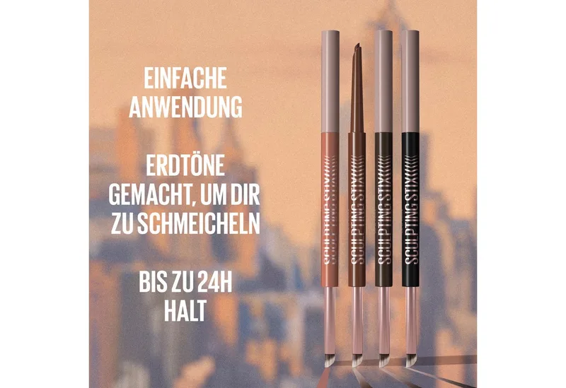 Eyeliner SCULPTING STIX 2-in-1 EYELINER by Maybelline in Brown – product photo 3 of 4