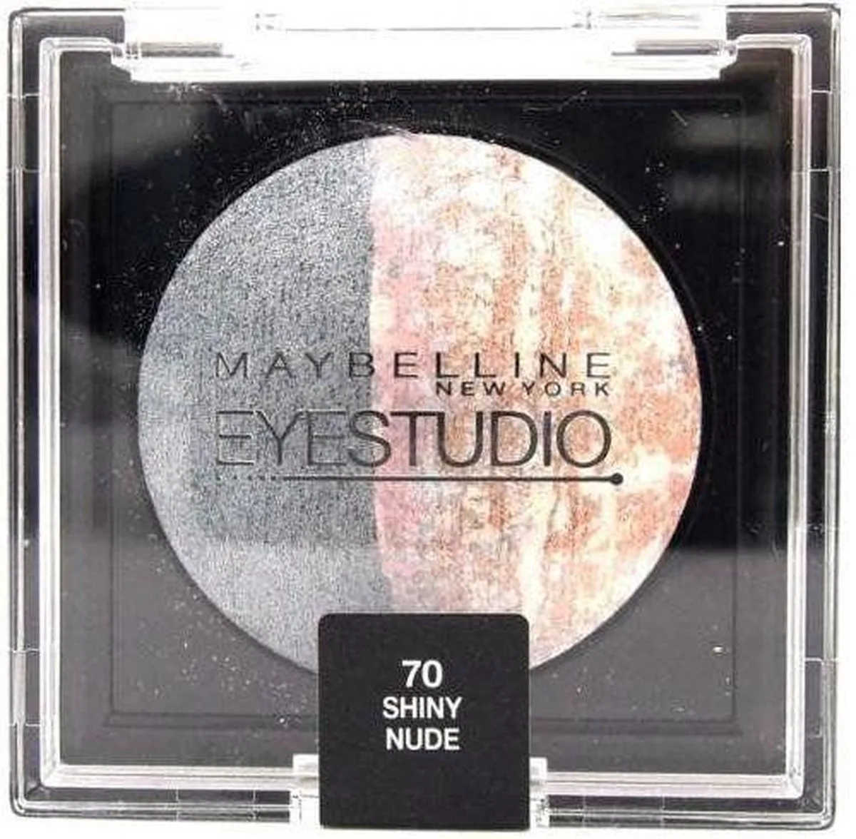Eyestudio Baked Duo Oogschaduw - 70 Shiny Nude von Maybelline in Rosegoud – Produktfoto