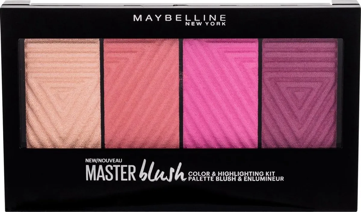 Face Studio Blush - 10 Blush - Color & Highlighting Kit van Maybelline in Roze – productfoto