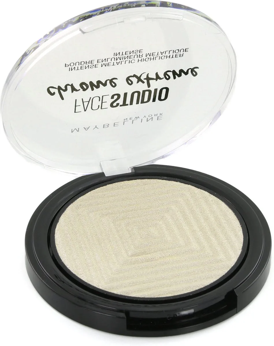 Facestudio Chrome Extreme Intense Metallic Highlighter - 200 Diamond Glow by Maybelline in 200 Diamond Glow – product photo