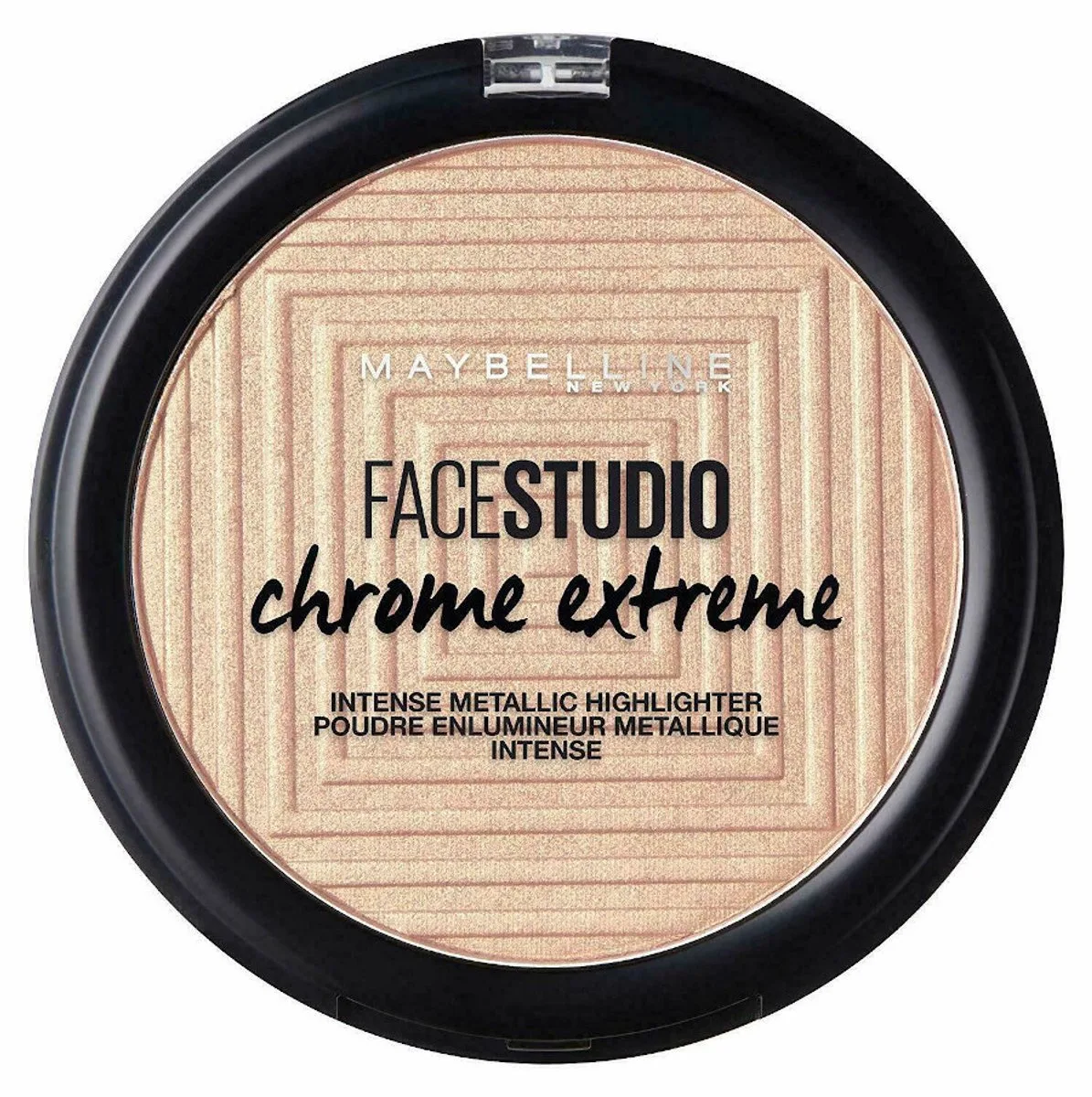 Facestudio Chrome Extreme Intense Metallic Highlighter - 300 Sandstone Shimmer by Maybelline in 300 Sandstone Shimmer – product photo