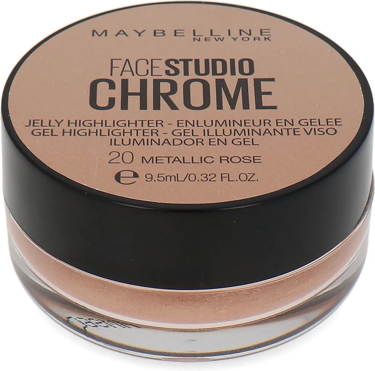 Facestudio Chrome Jelly Highlighter - 20 Metallic Rose - 9,5 ml by Maybelline in Pink – product photo