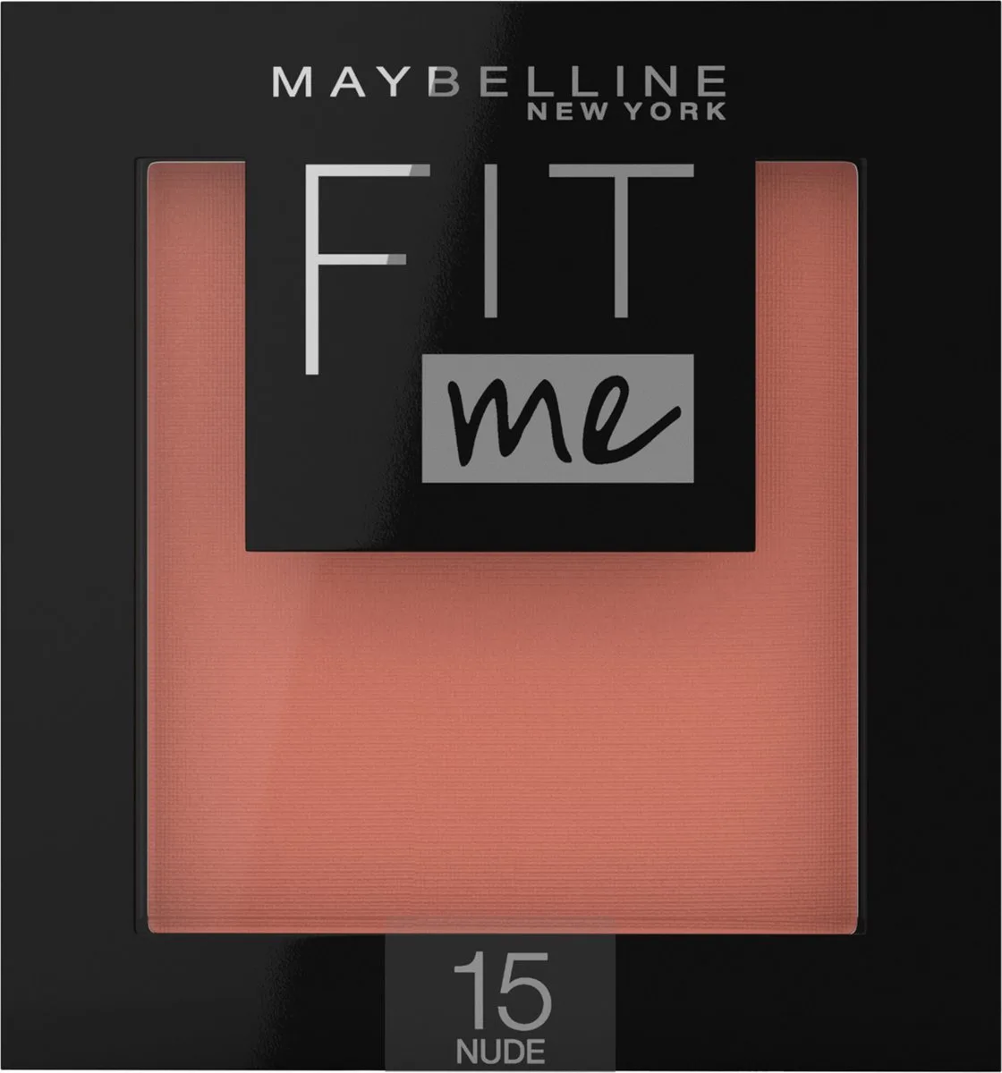 Fit Me Blush - 15 Nude - Oranje - Natuurlijk Ogende Rouge - 4,5 gr by Maybelline in Lichtroze – product photo