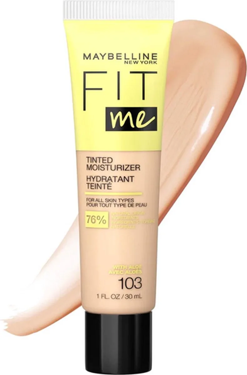 Fit Me Tinted Moisturizer - 103 - Foundation - 30 ml de Maybelline en Ivoire – photo du produit