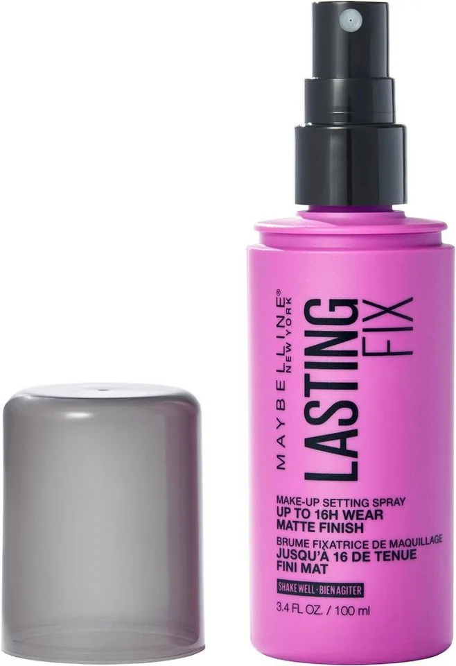 Fixierspray FACESTUDIO LASTING FIX MAKEUP SPRAY, fixiere deinen matten Make-up-Look bis zu 16 Stunden. fra Maybelline i Hvid – produktbillede 2 af 3
