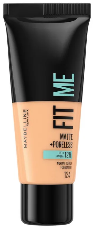 Foundation FIT ME! MATTE + PORELESS MAKE-UP, für einen natürlich mattierten Teint, leichte bis mittlere Deckkraft fra Maybelline i Beige – produktbillede 1 af 3