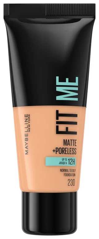 Foundation FIT ME! MATTE + PORELESS MAKE-UP, für einen natürlich mattierten Teint, leichte bis mittlere Deckkraft fra Maybelline i Beige – produktbillede 1 af 3