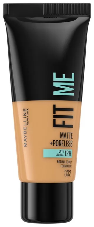 Foundation FIT ME! MATTE + PORELESS MAKE-UP, für einen natürlich mattierten Teint, leichte bis mittlere Deckkraft by Maybelline in Brown – product photo 1 of 3