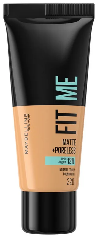 Foundation FIT ME! MATTE + PORELESS MAKE-UP, für einen natürlich mattierten Teint, leichte bis mittlere Deckkraft von Maybelline in Beige – Produktfoto 1 von 3