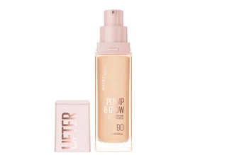 Foundation LIFTER PLUMP AND GLOW FOUNDATION, verleiht sofort einen strahlenden Glow fra Maybelline i Beige – produktbillede 1 af 4