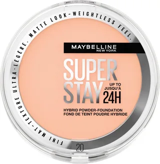 Foundation SUPER STAY HYBRID POWDER-FOUNDATION, mattes Finish mit Airbrush Effekt, dank leichter Pigmente fra Maybelline i Beige – produktbillede 1 af 5