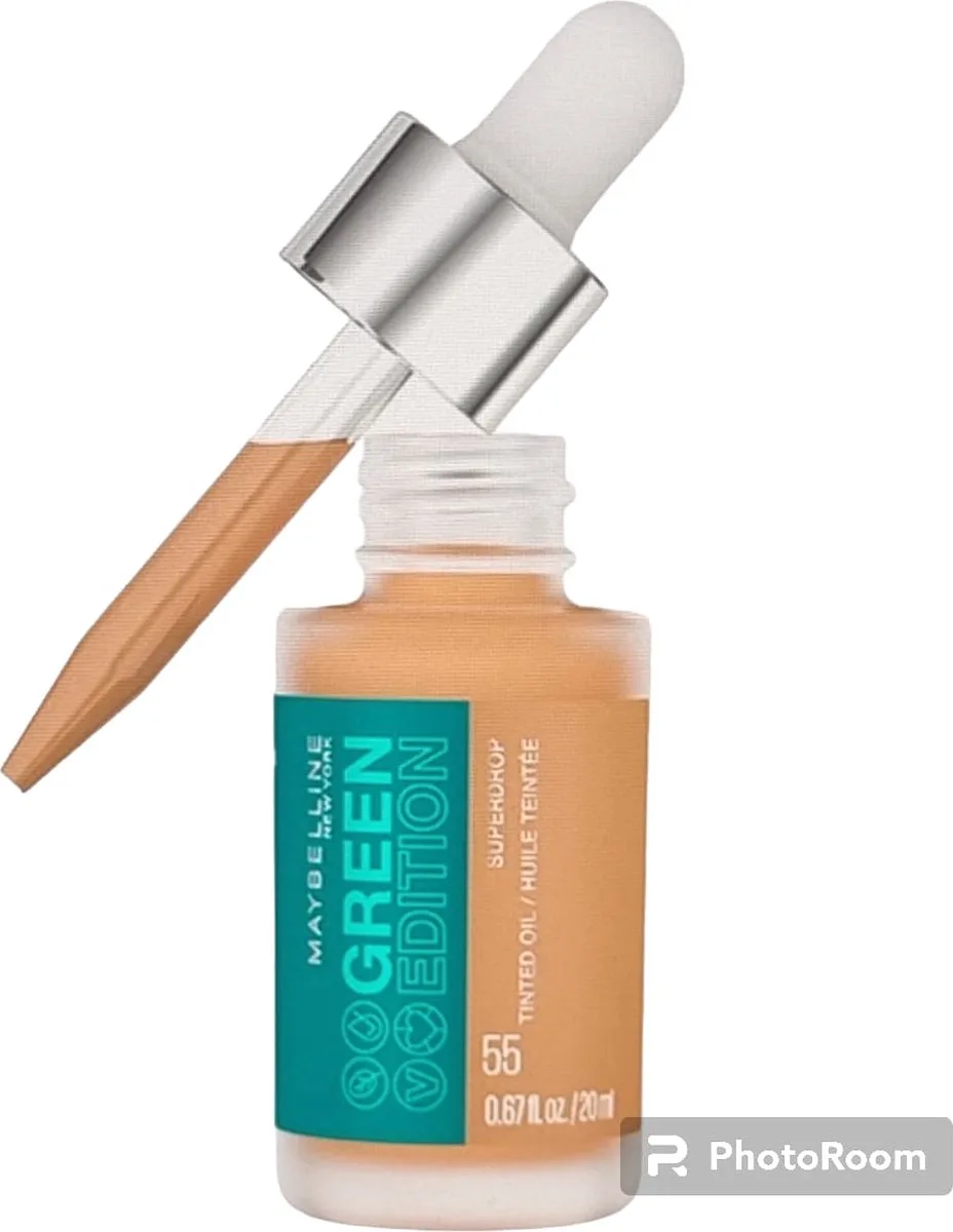 Getinte Gezichtsolie Green Edition - Teinte 55 från Maybelline i Teinte 55 – produktbild