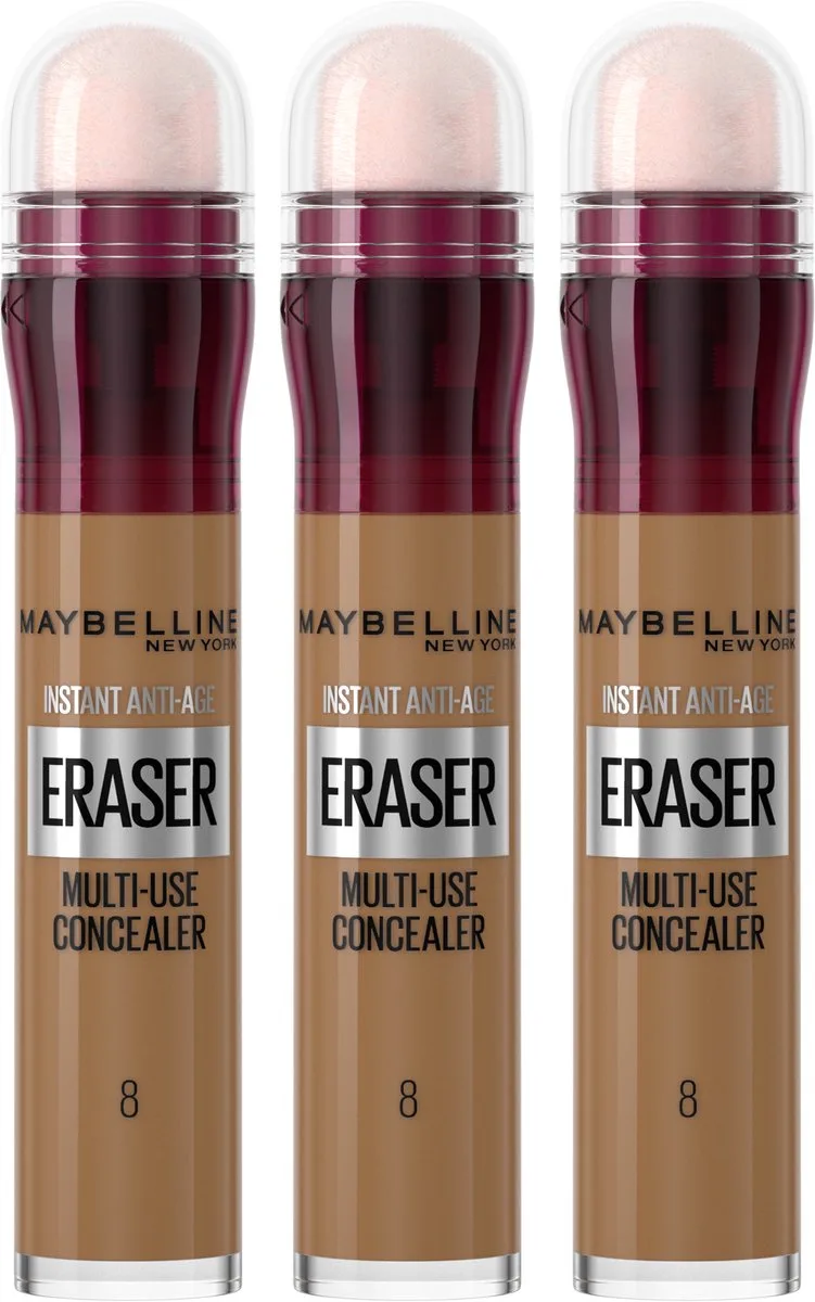 Instant Anti Age Eraser Concealer 08 Buff 3x by Maybelline in Nude – product photo