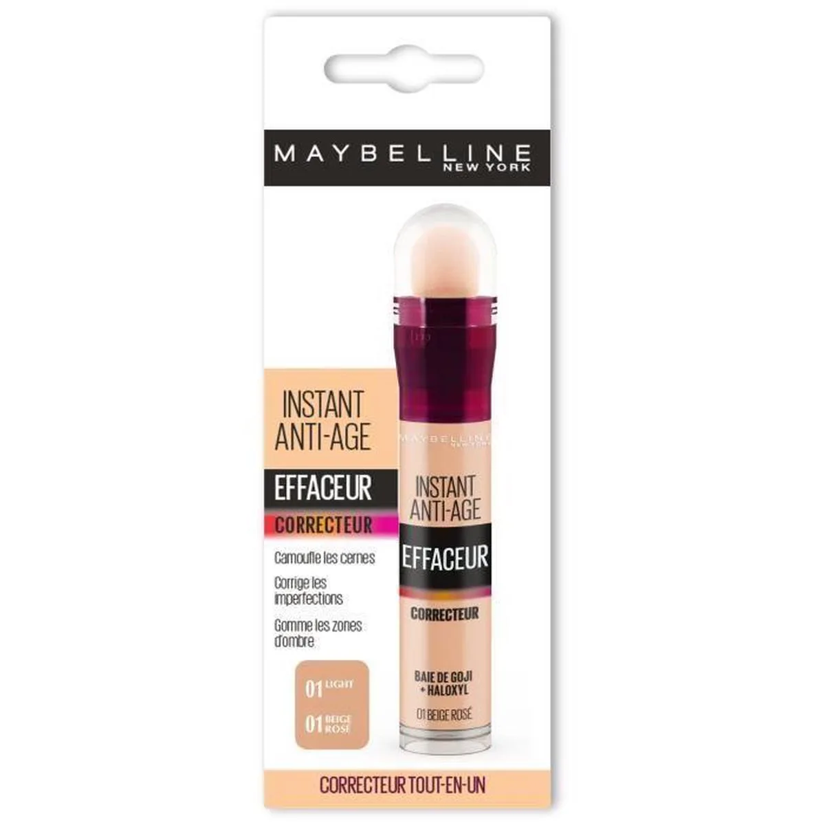 Instant Eraser Anti-Age Concealer - 01 Light van Maybelline in 01 Light – productfoto