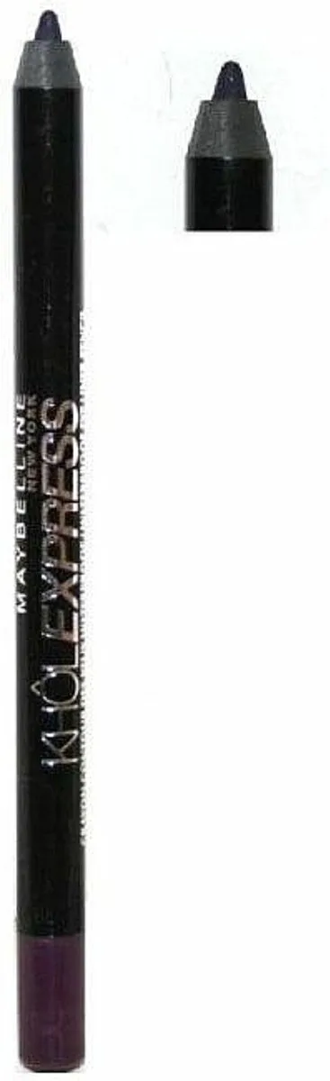 Khol Express Waterproof Eye Pencil by Maybelline in Silver Black – product photo