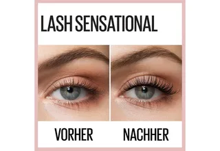 Lash Sensational Mascara - Intense Black 9.5ml fra Maybelline – produktbillede 4 af 4