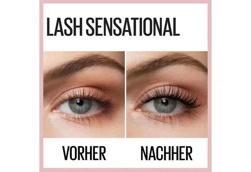 Lash Sensational Mascara - Intense Black 9.5ml fra Maybelline – produktbillede 4 af 4