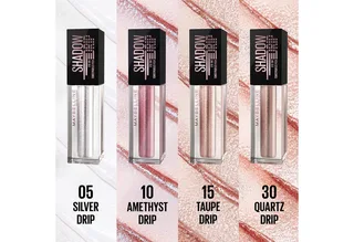 Lidschatten CHROMA LIQUID EYESHODOW, flüssiger Lidschatten, mit Chrom-Finish, bis zu 16 Stunden Halt van Maybelline in Bruin – productfoto 2 van 5