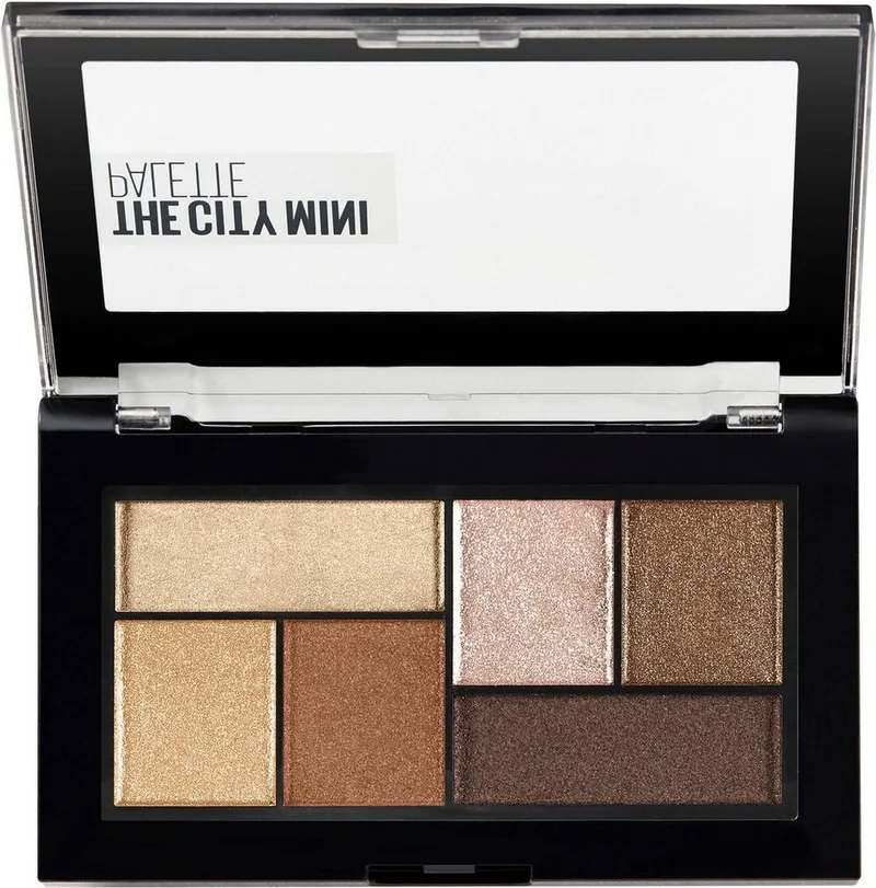 Lidschatten-Palette THE CITY MINI, mit verschiedenen Nuancen von Maybelline in Braun – Produktfoto 2 von 5