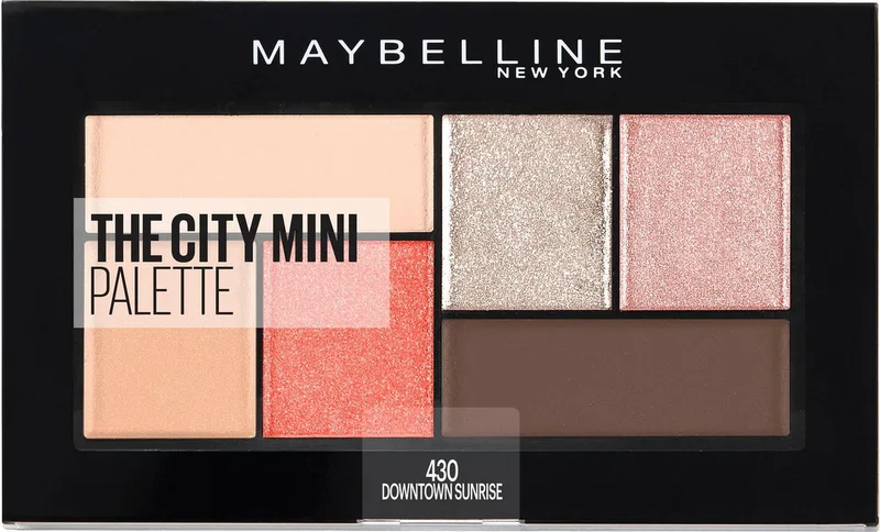 Lidschatten-Palette THE CITY MINI, mit verschiedenen Nuancen de Maybelline en Marron – photo du produit 1 sur 5