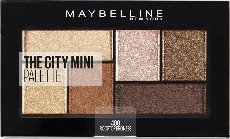 Lidschatten-Palette THE CITY MINI, mit verschiedenen Nuancen von Maybelline in Braun – Produktfoto 1 von 5