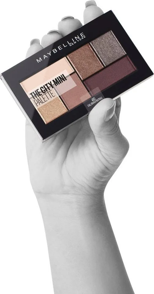 Lidschatten-Palette THE CITY MINI, mit verschiedenen Nuancen von Maybelline in Braun – Produktfoto 5 von 5