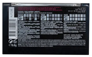 Lidschatten-Palette THE NUDES, mit warmen Erdtönen fra Maybelline i Flerfarvet – produktbillede 4 af 4