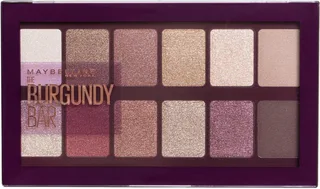 Lidschatten THE BURGUNDY BAR, mit schimmernden Burgunder-Tönen fra Maybelline i Flerfarvet – produktbillede 1 af 3