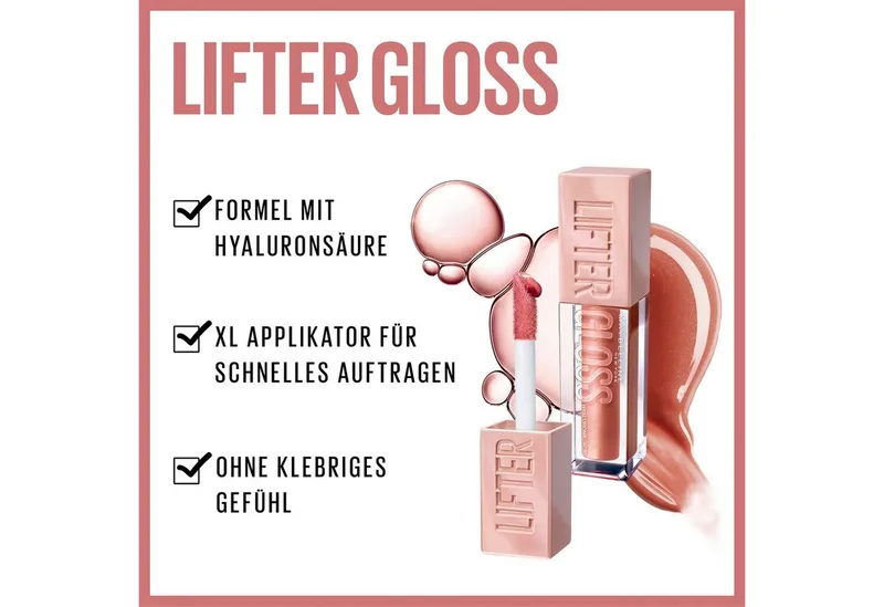 Lifter Gloss Lipgloss de Maybelline en Crème, 5.4 ml – photo du produit 4 sur 4