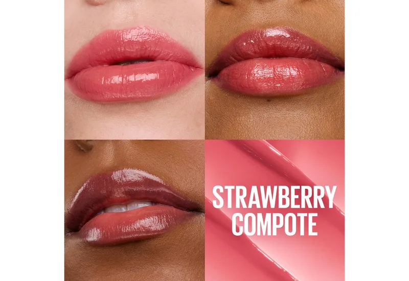 Lippenbalsam LIFTER GLAZE OIL BALM, mit pflegendem Kirschextrakt und Hyaluronsäure fra Maybelline i Lyserød – produktbillede 2 af 3
