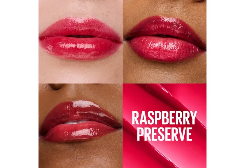 Lippenbalsam LIFTER GLAZE OIL BALM, mit pflegendem Kirschextrakt und Hyaluronsäure fra Maybelline i Lyserød – produktbillede 2 af 2